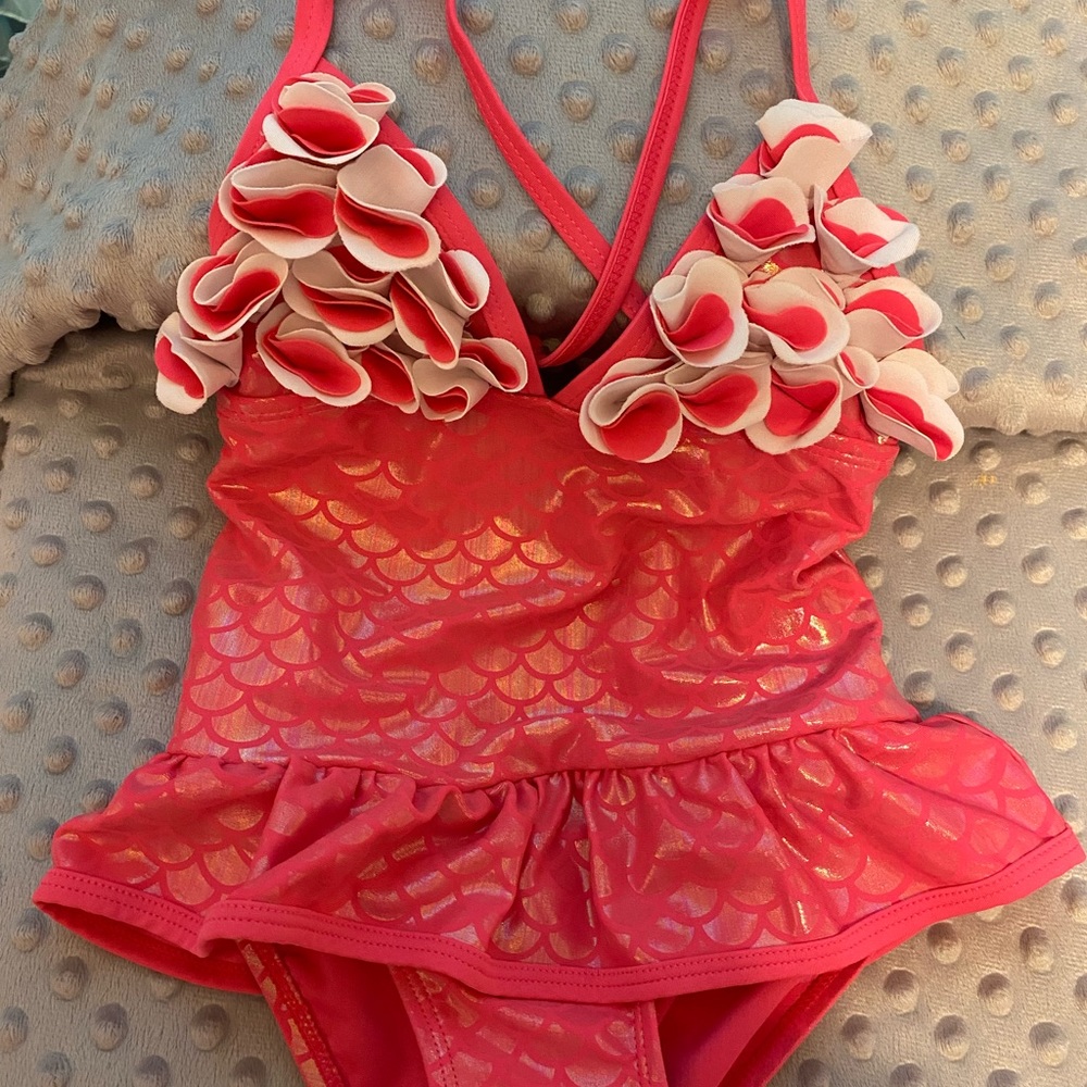 Toddler girls one piece bathing suit